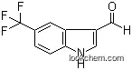 Molecular Structure of 468718-16-3 (5-(Trifluoromethyl)-1H-indole-3-carboxaldehyde)